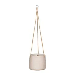 Patt Hanging Plant Pot - Grey Washed 38 Patt Hanging Plant Pot - Grey Washed -Plant Promotion Store Patt Hanging Plant Pot Grey Washed Large