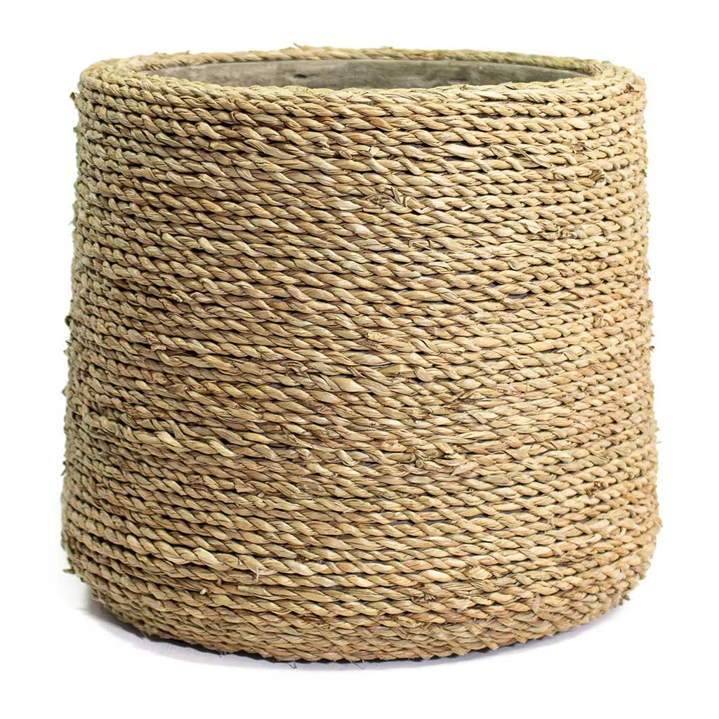 Patt Plant Pot - Straw Grass 3 Patt Plant Pot - Straw Grass
