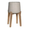 Patt Plant Pot - Tall Stand - Grey Washed 2 Patt Plant Pot - Tall Stand - Grey Washed -Plant Promotion Store Patt Plant Pot Tall Stand Grey Washed