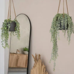 Patt Hanging Plant Pot - Black Washed -Plant Promotion Store PattHangingPlantPot BlackWashed 1