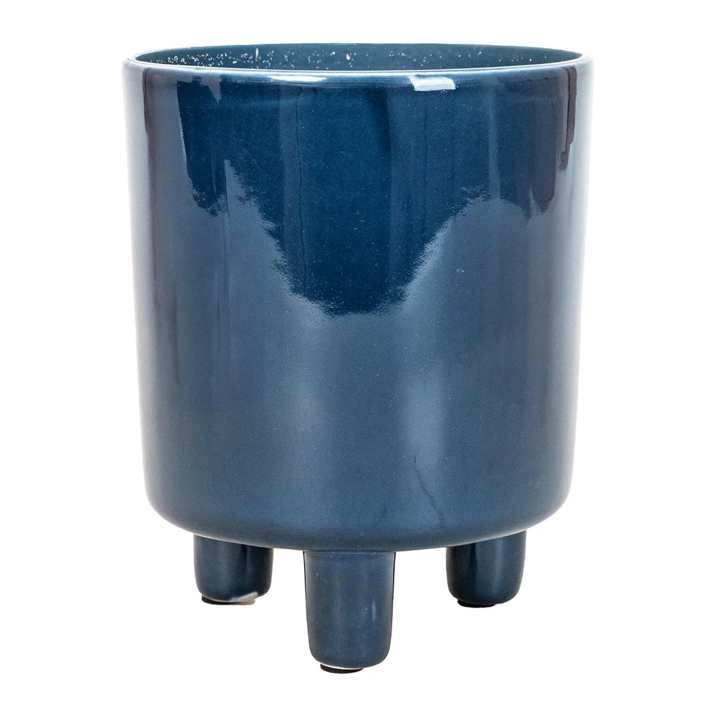 Pisa Plant Pot - Navy 3 Pisa Plant Pot - Navy