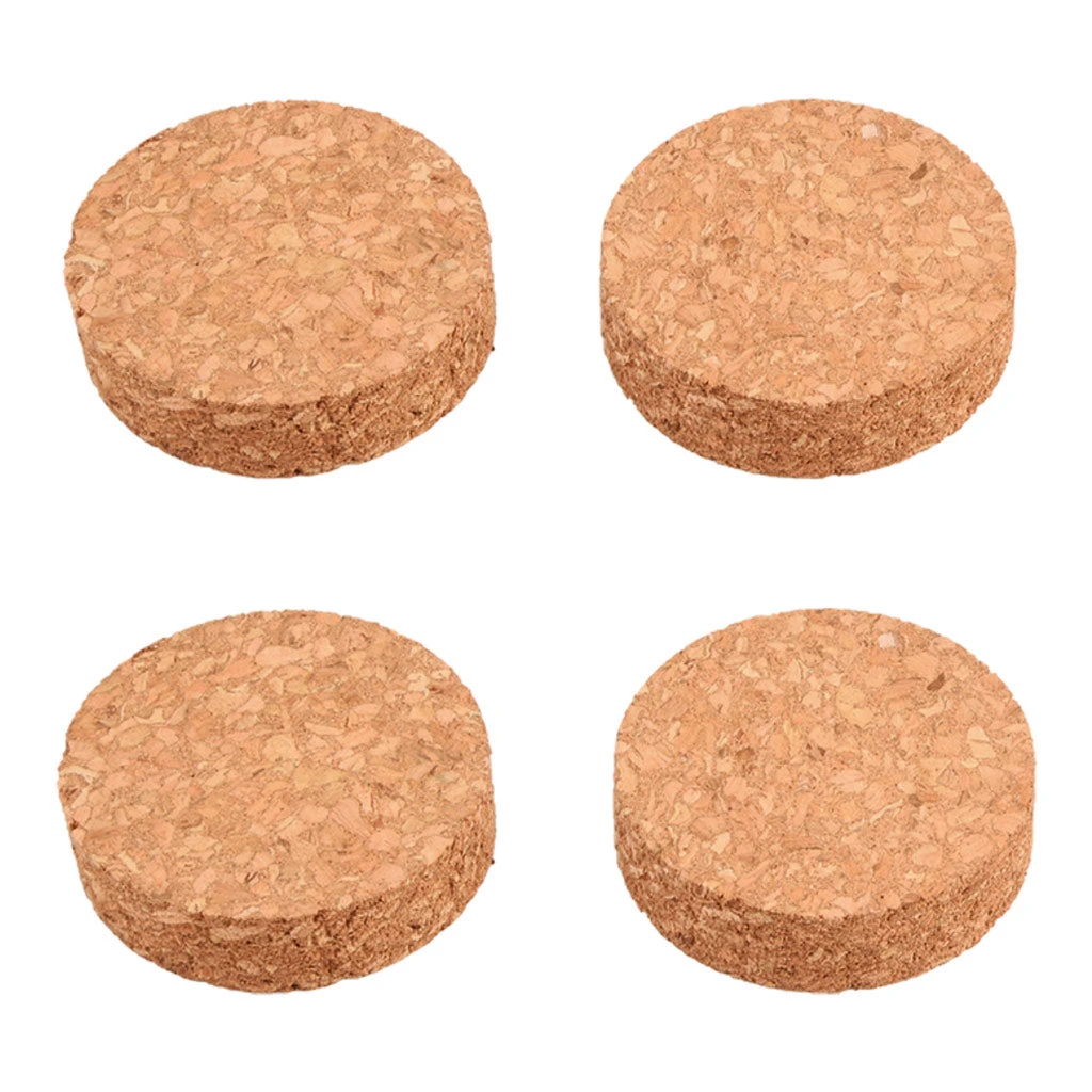 Plant Pot Feet - Set Of 4 - Cork 3 Plant Pot Feet - Set Of 4 - Cork