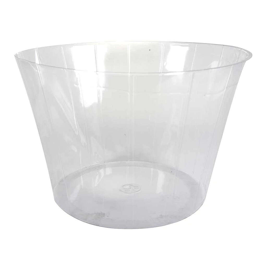 Plant Pot Inlay Liner - Clear - 24 X 21cm 3 Plant Pot Inlay Liner - Clear - 24 X 21cm