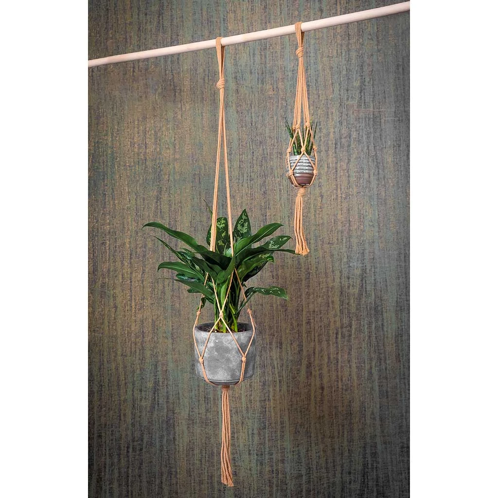 Plant Pot Knotted Hanging Rope 5 Plant Pot Knotted Hanging Rope - Image 3