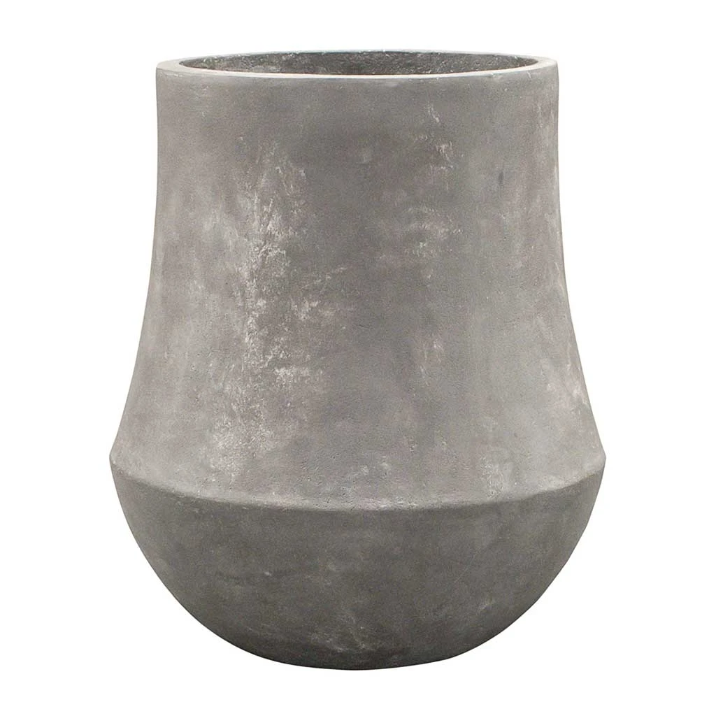 Polystone Coated Darcy Planter - Raw Grey 5 Polystone Coated Darcy Planter - Raw Grey - Image 3