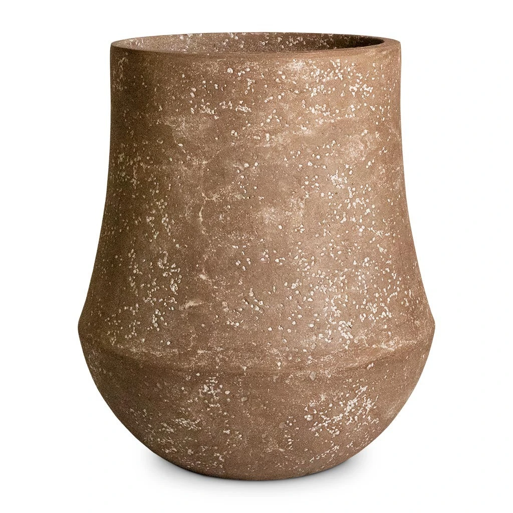Polystone Coated Darcy Planter - Rock 3 Polystone Coated Darcy Planter - Rock