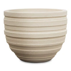 Polystone Coated Junar Planter - Natural -Plant Promotion Store Polystone Coated Junar Planter Natural 55x44cm