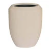 Polystone Coated Plain Coppa Planter - Natural
