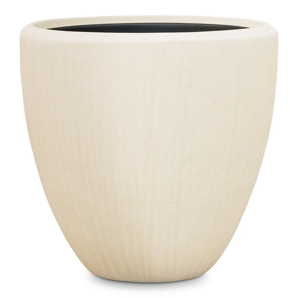 Polystone Plain Couple Planter - Natural 4 Polystone Plain Couple Planter - Natural - Image 2