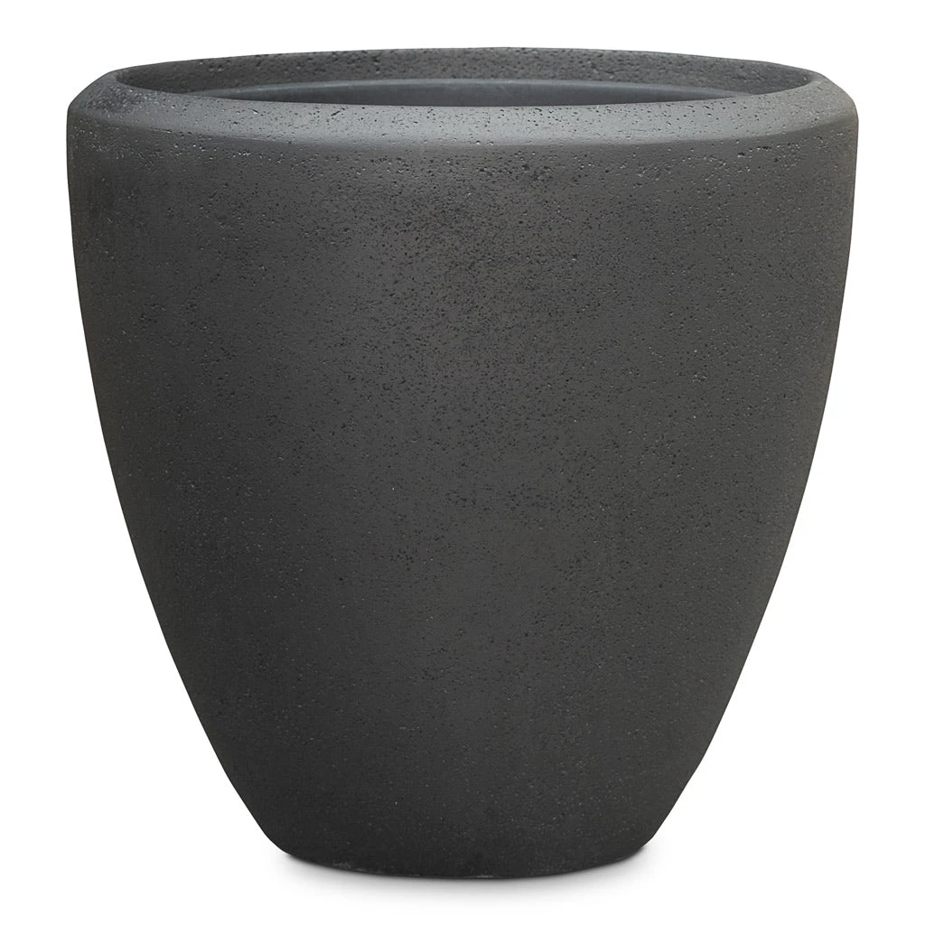 Polystone Plain Couple Planter - Smoke 3 Polystone Plain Couple Planter - Smoke