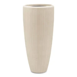 Polystone Plain Partner Planter - Natural