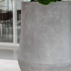 Polystone Coated Darcy Planter - Raw Grey 16 Polystone Coated Darcy Planter - Raw Grey -Plant Promotion Store PolystoneCoatedDarcyPlanter RawGrey 1