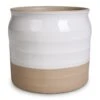 Puro Ripple Plant Pot - White 2 Puro Ripple Plant Pot - White -Plant Promotion Store Puro Ripple Plant Pot White 16x17cm