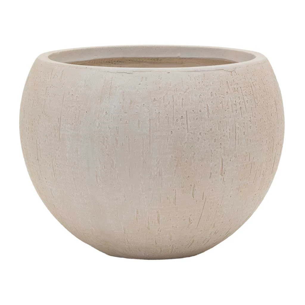 Raindrop Globe Planter - Stone 3 Raindrop Globe Planter - Stone