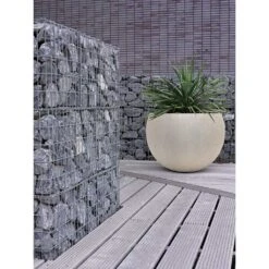 Raindrop Globe Planter - Stone 8 Raindrop Globe Planter - Stone -Plant Promotion Store Raindrop Bowl Planter Stone Planted