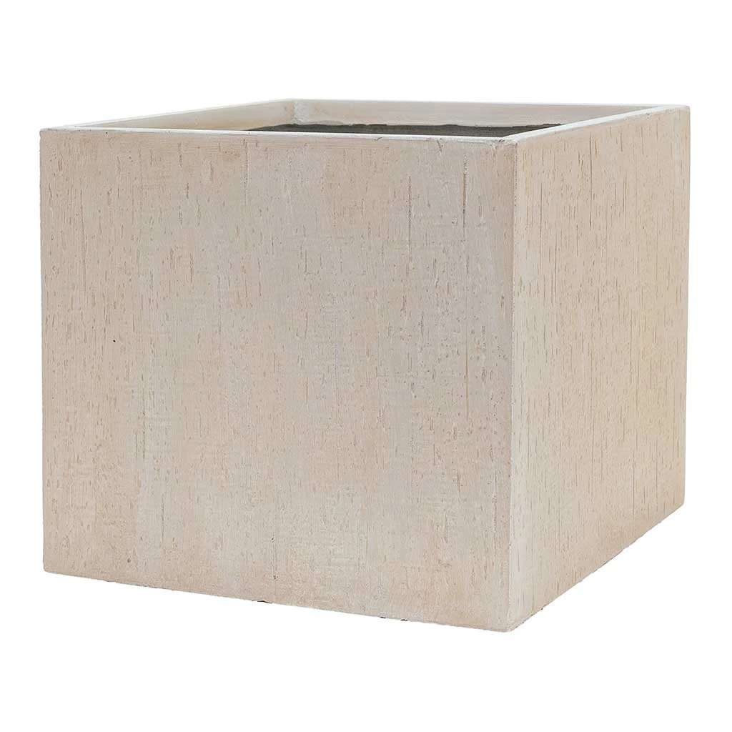 Raindrop Cube Planter - Stone 10 Raindrop Cube Planter - Stone - Image 8