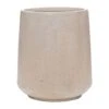 Raindrop Tube High Round Planter - Stone 2 Raindrop Tube High Round Planter - Stone -Plant Promotion Store Raindrop Tube High Round Planter Stone 37x42cm