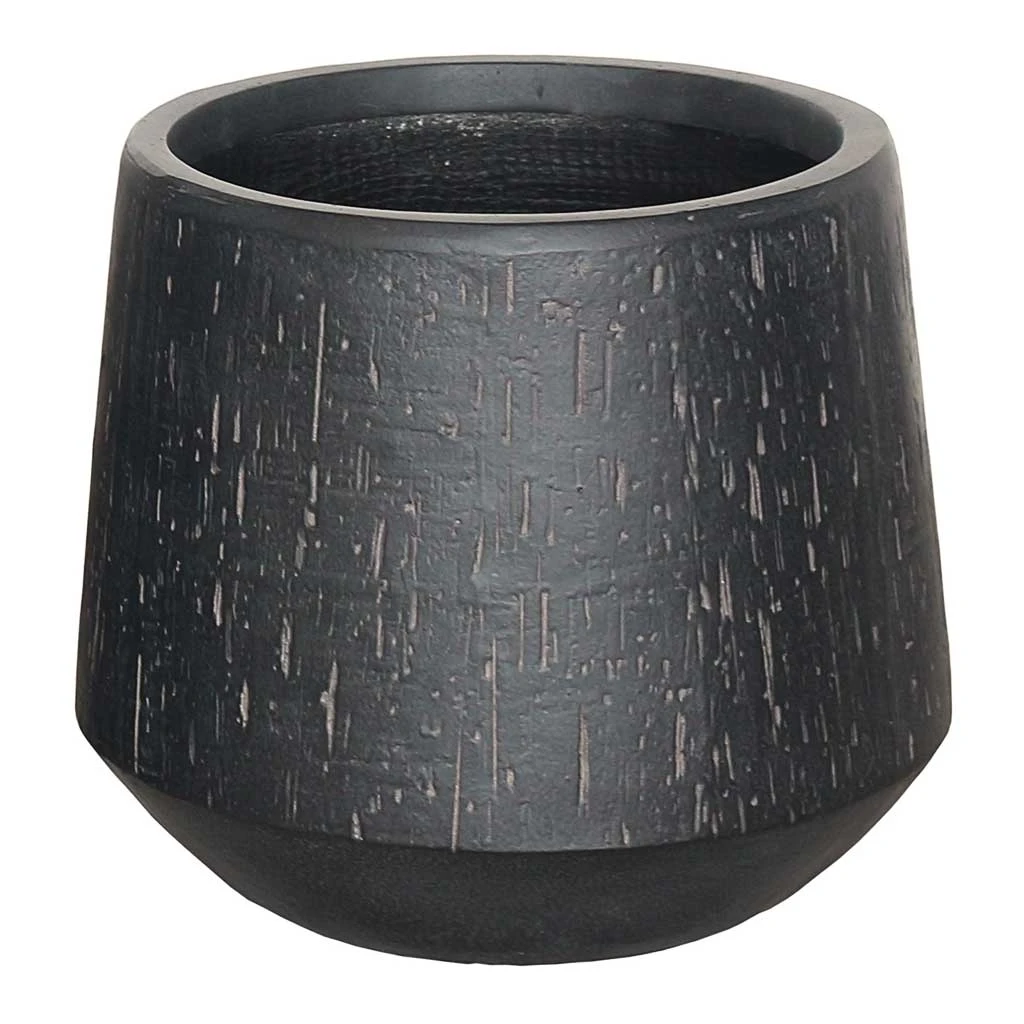 Raindrop Tube Round Planter - Anthracite 6 Raindrop Tube Round Planter - Anthracite - Image 4