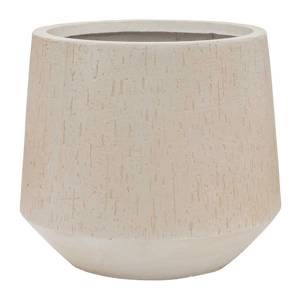 Raindrop Tube Round Planter - Stone 8 Raindrop Tube Round Planter - Stone - Image 6