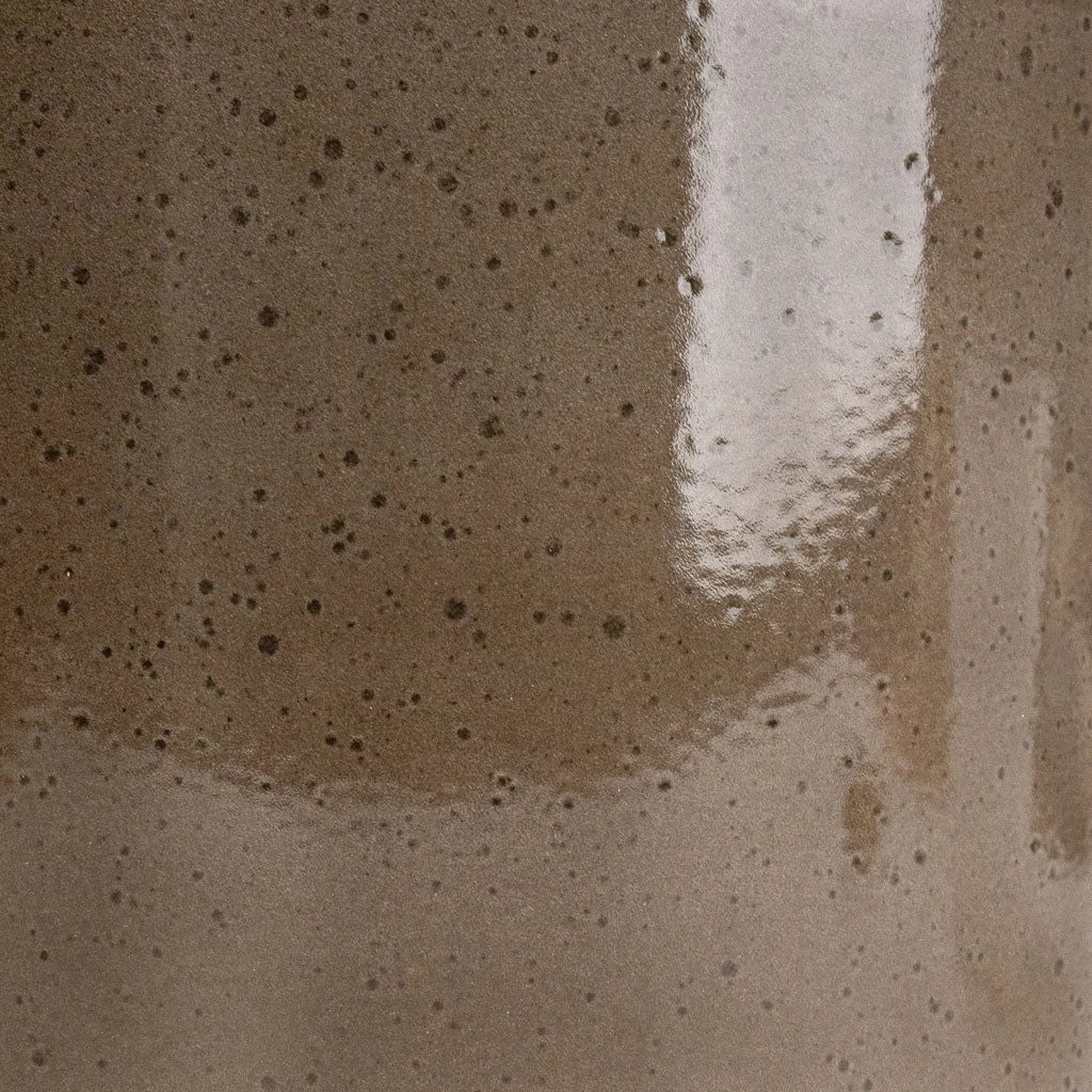 Remmi Glaze Plant Pot - Mocha 5 Remmi Glaze Plant Pot - Mocha - Image 3