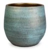 Ryan Plant Pot - Blue Gold 1 Ryan Plant Pot - Blue Gold -Plant Promotion Store Ryan Plant Pot Blue Gold 31x28cm