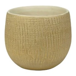 Ryan Plant Pot - Sand Gold -Plant Promotion Store Ryan Plant Pot Sand Gold Small