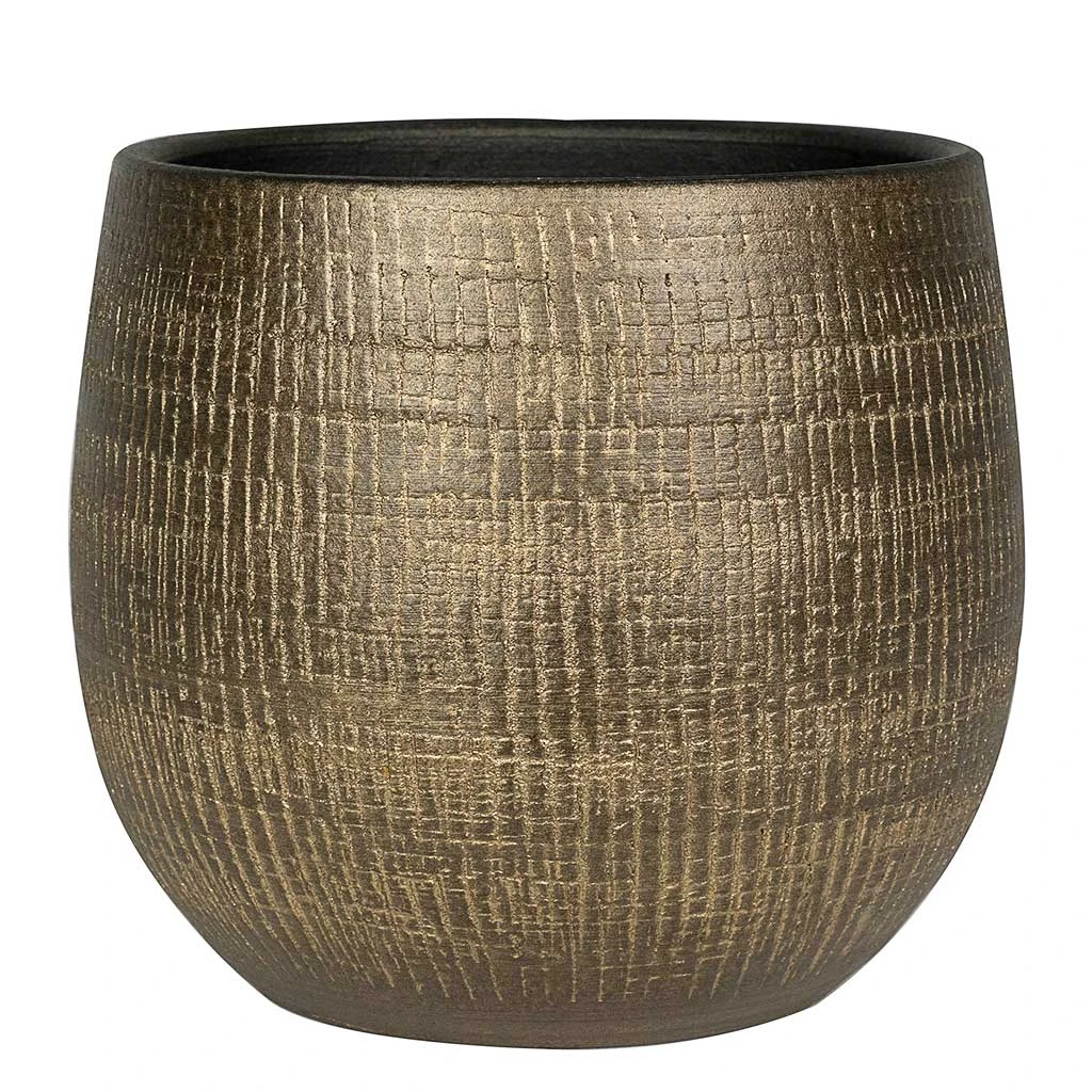 Ryan Plant Pot - Shiny Gold 14 Ryan Plant Pot - Shiny Gold - Image 12