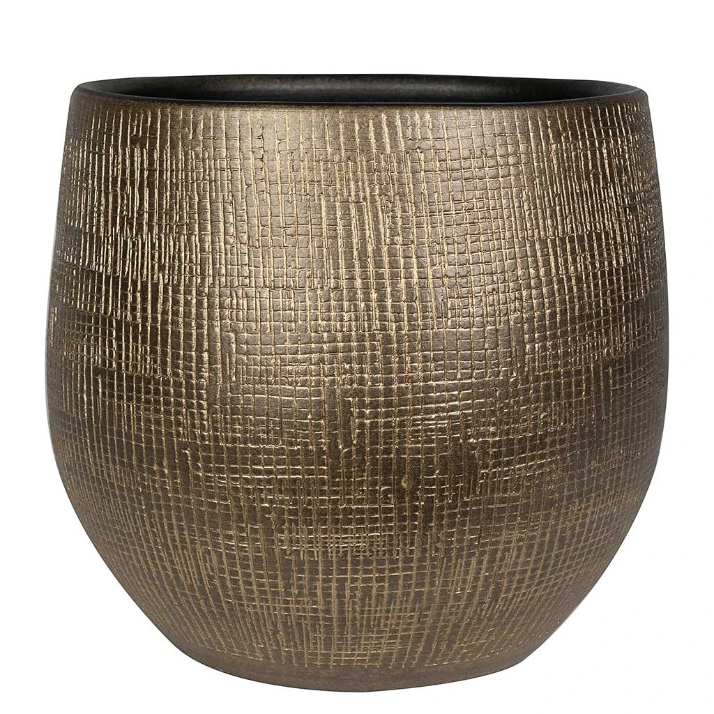 Ryan Plant Pot - Shiny Gold 7 Ryan Plant Pot - Shiny Gold - Image 5