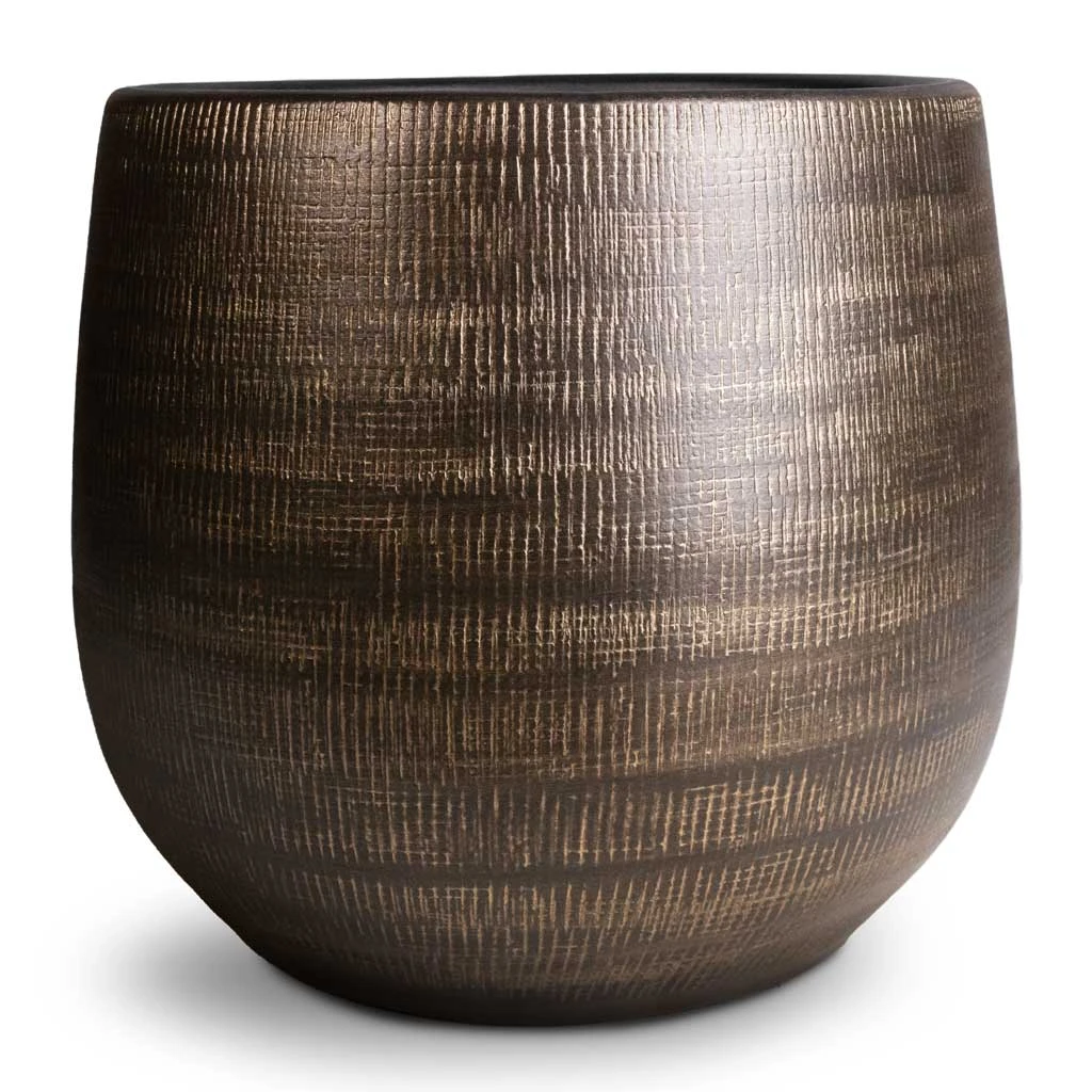 Ryan Plant Pot - Shiny Gold 3 Ryan Plant Pot - Shiny Gold