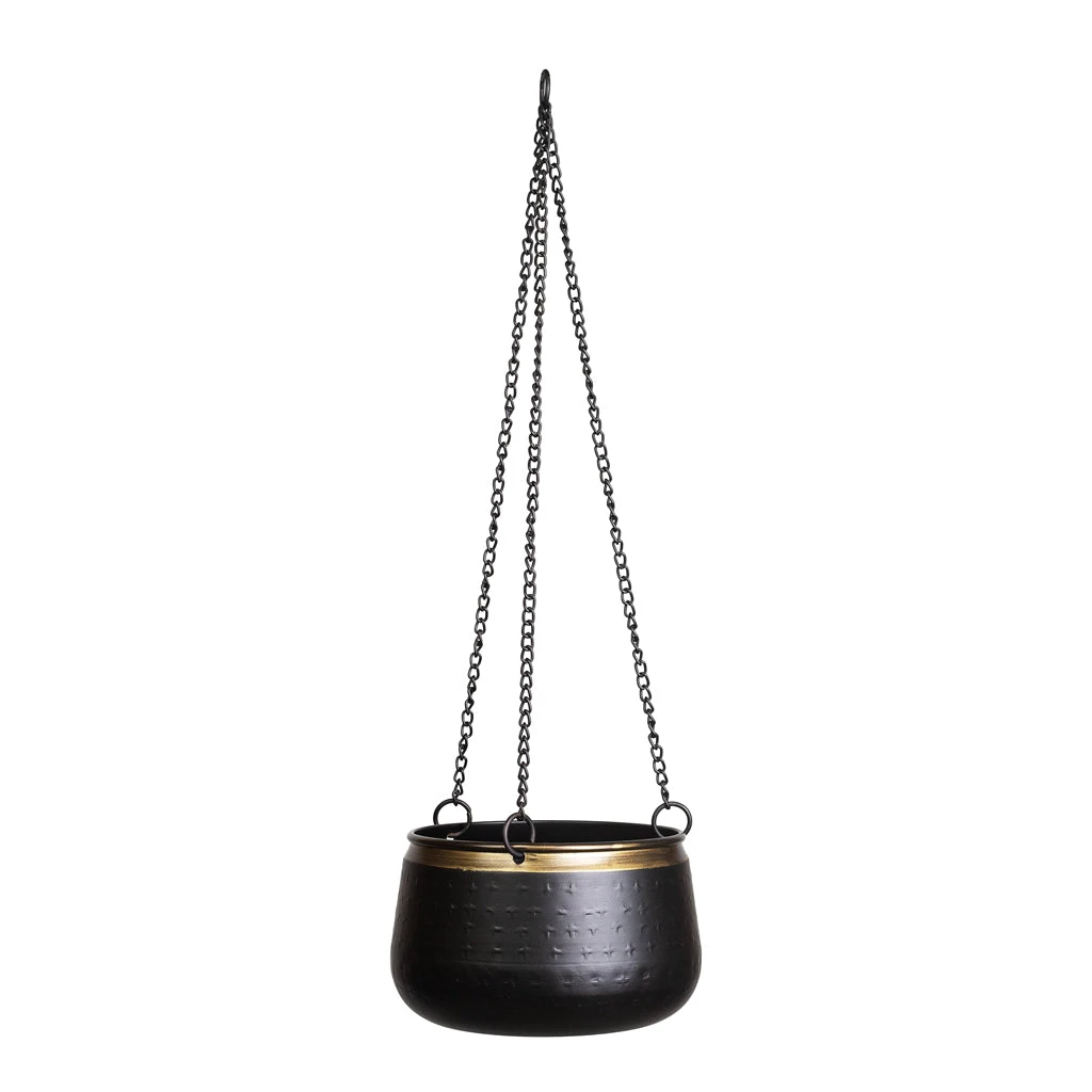 Sahara Hanging Plant Pot - Slate 3 Sahara Hanging Plant Pot - Slate