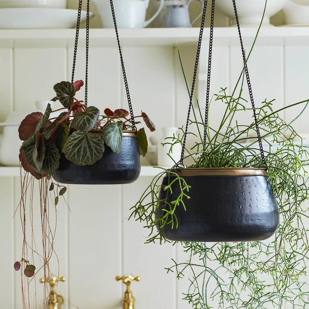 Sahara Hanging Plant Pot - Slate 4 Sahara Hanging Plant Pot - Slate - Image 2