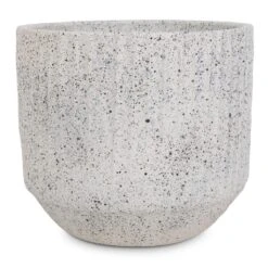 Solento Plant Pot - White Speckle
