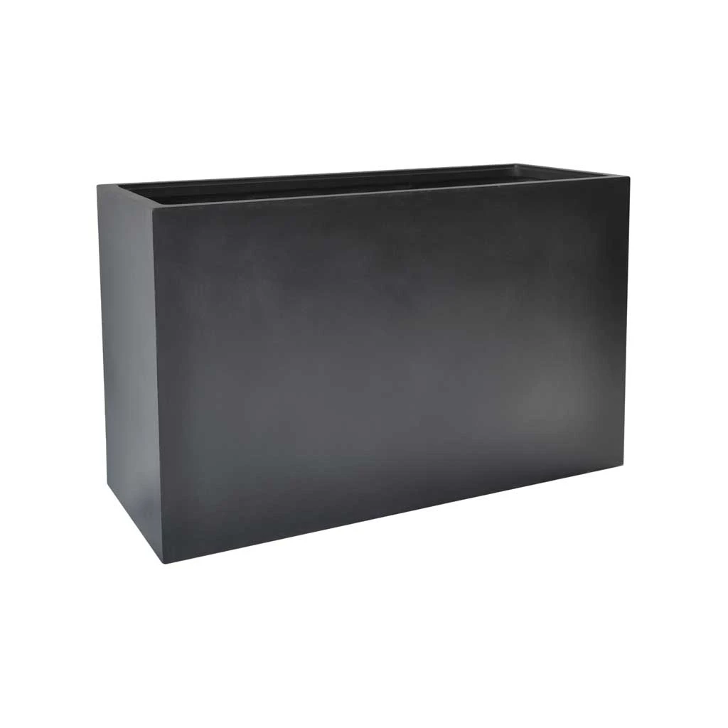 Solid Rectangle Planter - Dark Grey 3 Solid Rectangle Planter - Dark Grey
