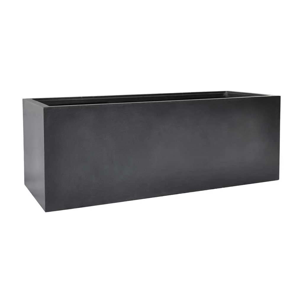 Solid Trough Planter - Dark Grey 3 Solid Trough Planter - Dark Grey