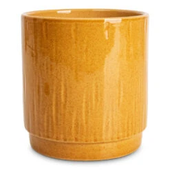 Stella Plant Pot - Mustard -Plant Promotion Store Stella Pot Mustard 13x14cm