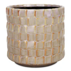 Stian Plant Pot - Soft Nougat