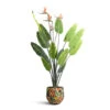 Lammie Plant Pot - Berry Blue 1 Lammie Plant Pot - Berry Blue -Plant Promotion Store Strelitzia Flowering Bird of Paradise Artificial 150cm 4 flowers Lammie Pot Berry Blue 28x25cm