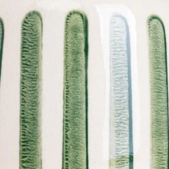 Stripe Plant Pot - Green 17 Stripe Plant Pot - Green -Plant Promotion Store Stripe Pot Green SWATCH