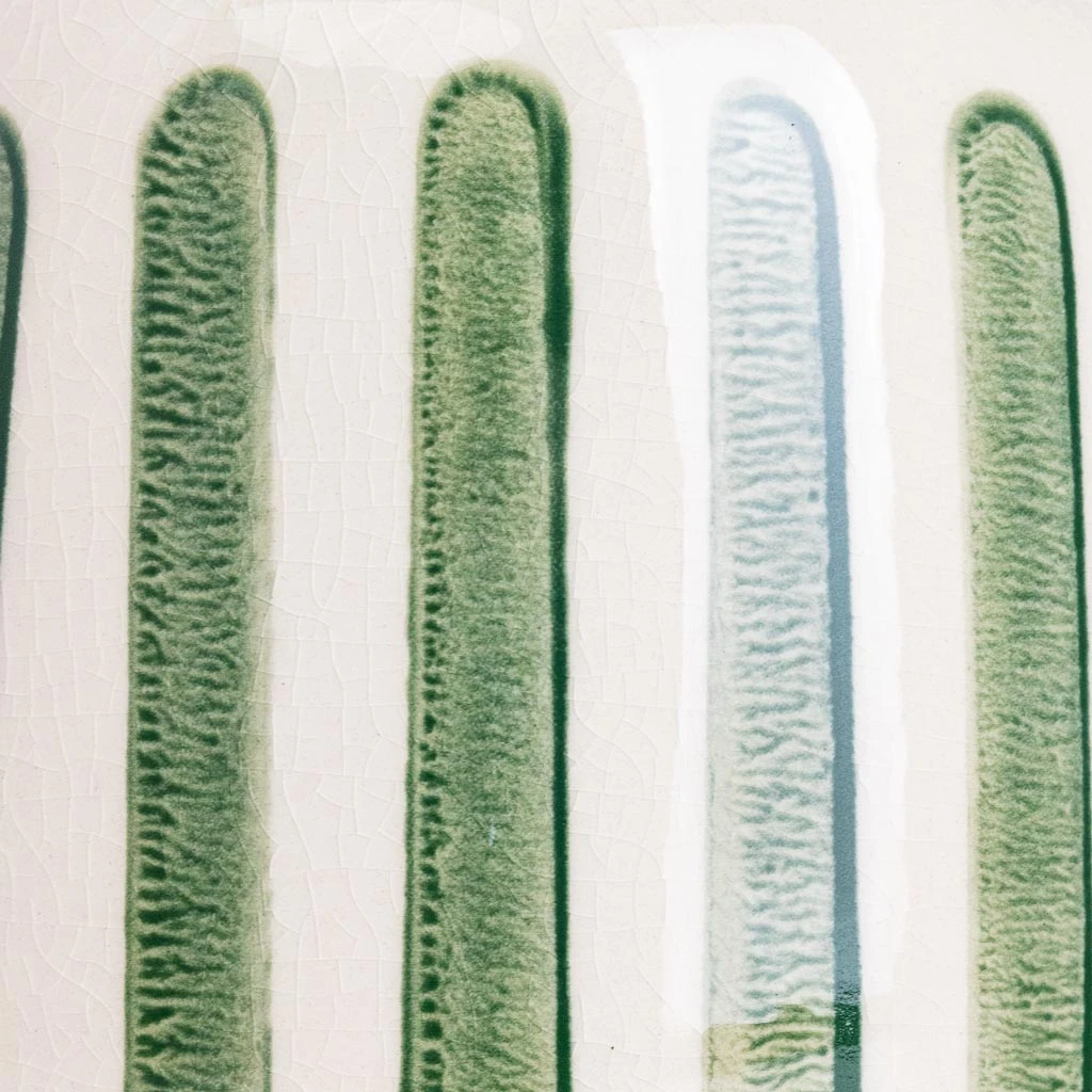 Stripe Plant Pot - Green 10 Stripe Plant Pot - Green - Image 8