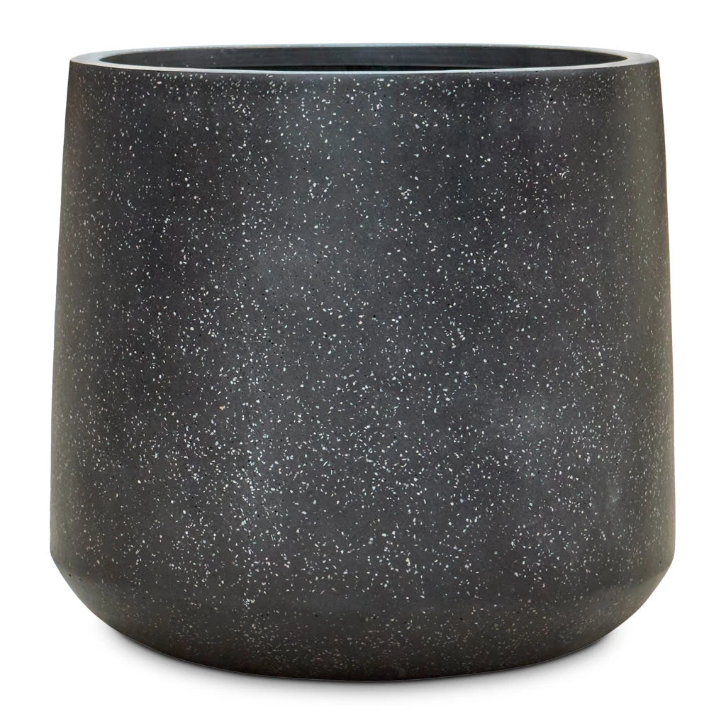 Terrazzo Darcy High Planter - Black 3 Terrazzo Darcy High Planter - Black