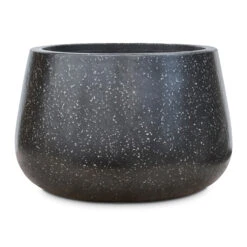 Terrazzo Darcy Planter - Black 21 Terrazzo Darcy Planter - Black -Plant Promotion Store Terrazzo Darcy Planter Black 37x32cm