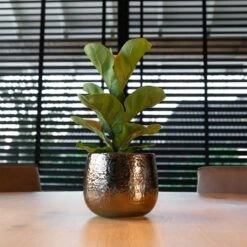 Yvette Plant Pot - Gold 26 Yvette Plant Pot - Gold -Plant Promotion Store Yvette gold 04